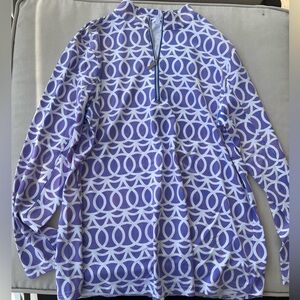 Lulu B Womens Lightweight Quarter Zip Jacket Size Medium NWOT